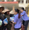 Chi đoàn Viện kiểm sát nhân dân thành phố Đồng Hới, tỉnh Quảng Bình thiện nguyện tại vùng lũ
