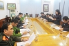 Liên ngành tư pháp tỉnh Quảng Bình tổ chức họp bàn, giải quyết các vụ án hình sự.