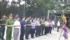 Đoàn khối thi đua Nội chính dâng hương tại Nghĩa trang liệt sĩ Quốc gia Trường Sơn